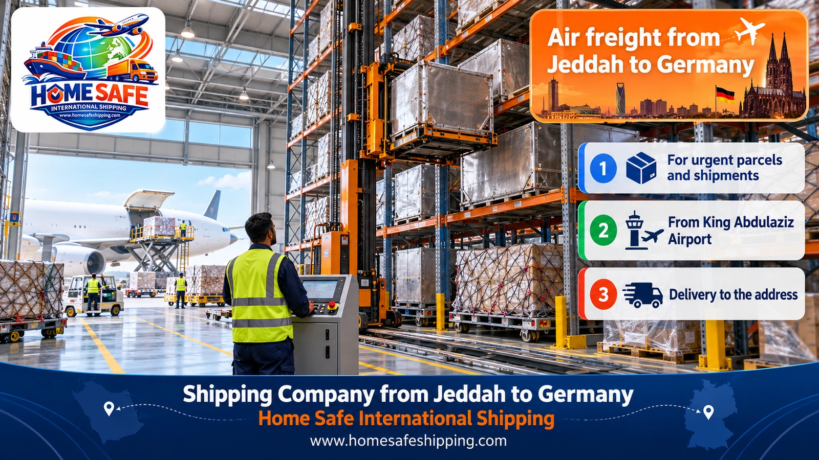 Air freight from Jeddah to Germany