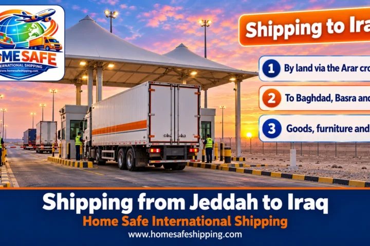 Shipping from Jeddah to Iraq by land via the Arar crossing