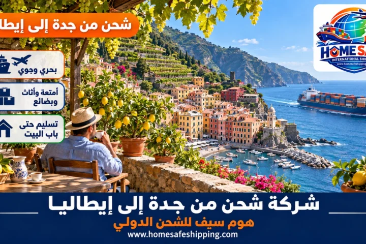شركة شحن من جدة إلى إيطاليا