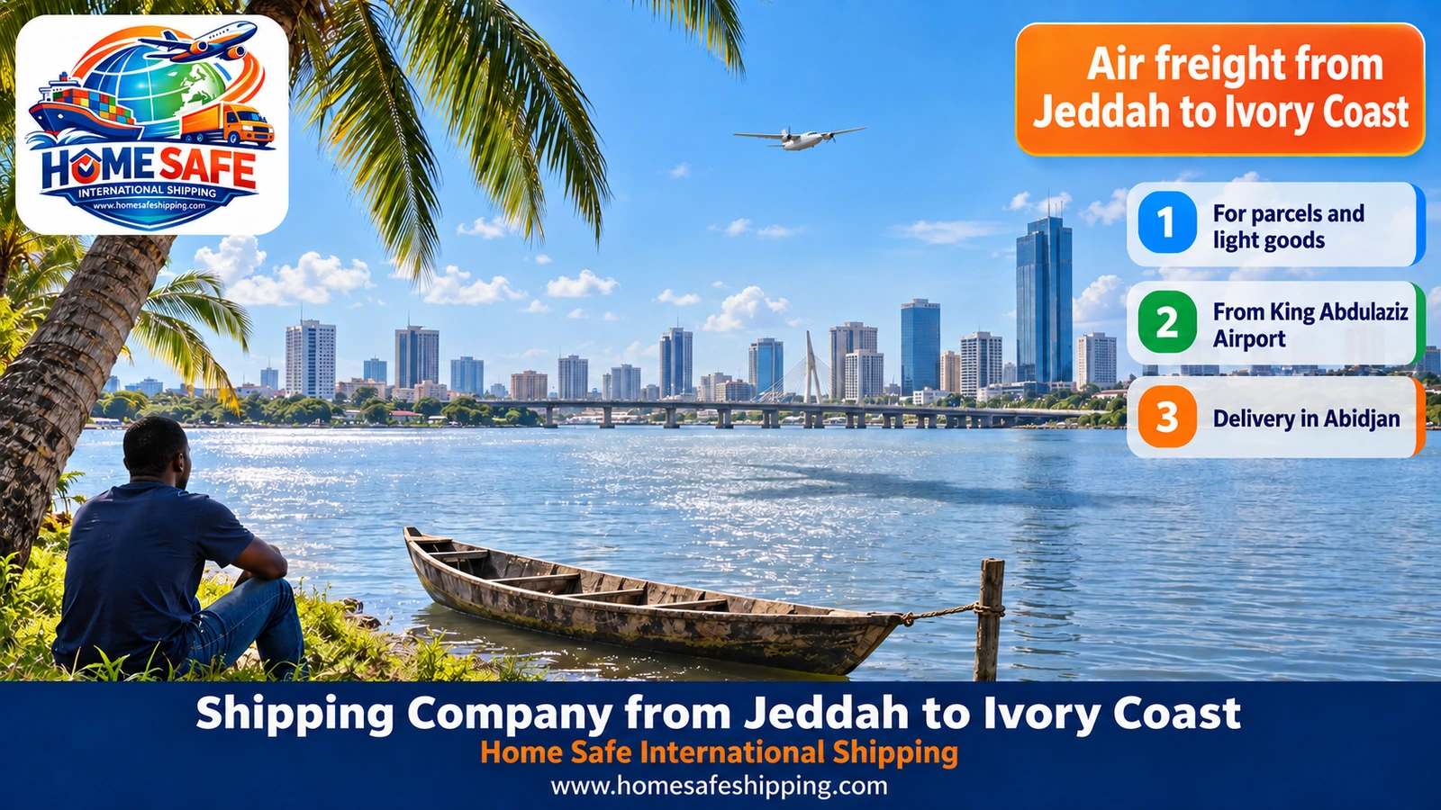 Air freight from Jeddah to Ivory Coast