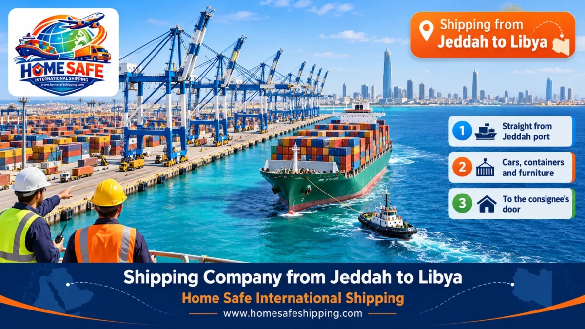 Shipping company from Jeddah to Libya