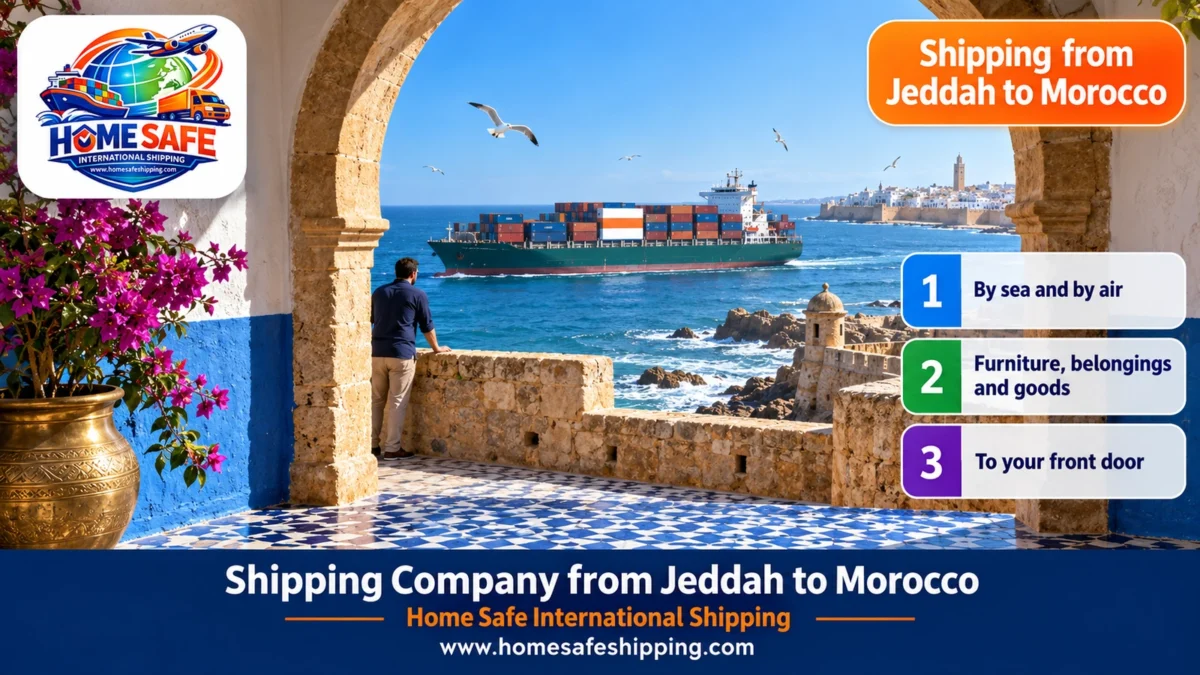 Shipping Company from Jeddah to Morocco