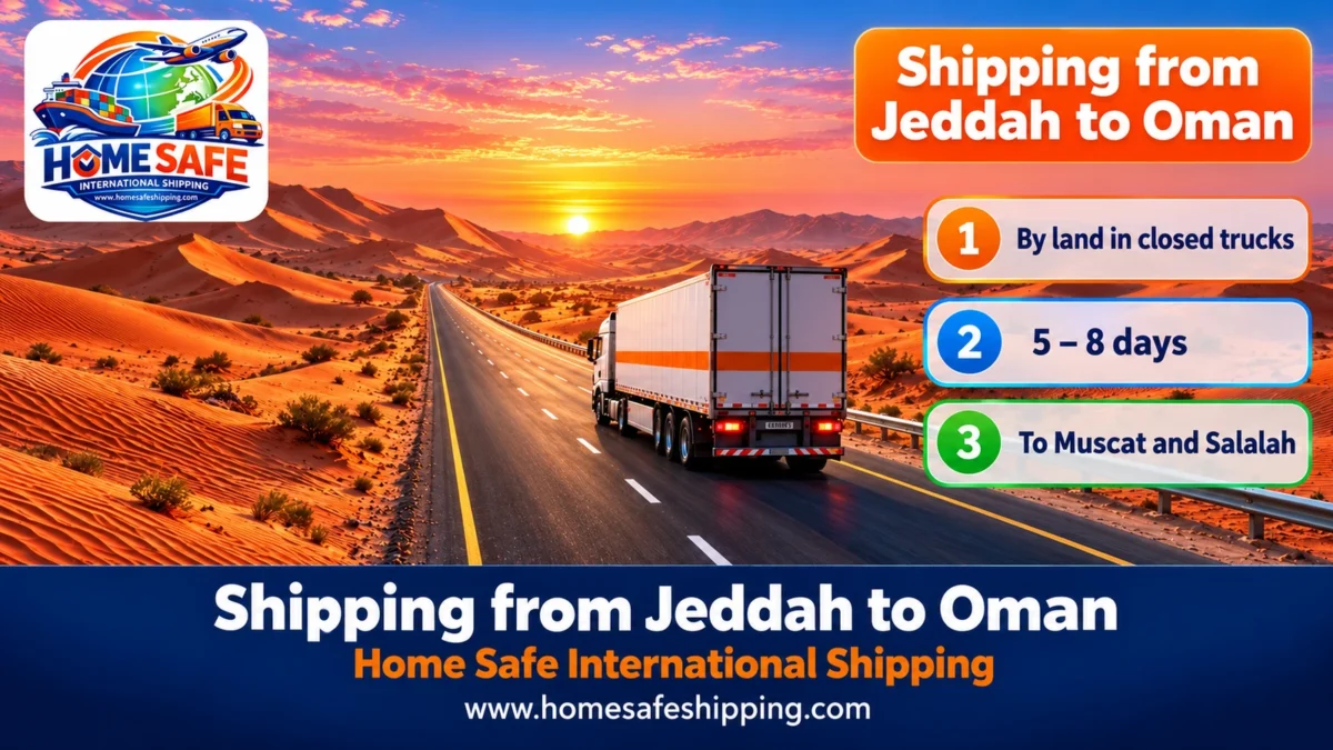Shipping from Jeddah to Oman by land