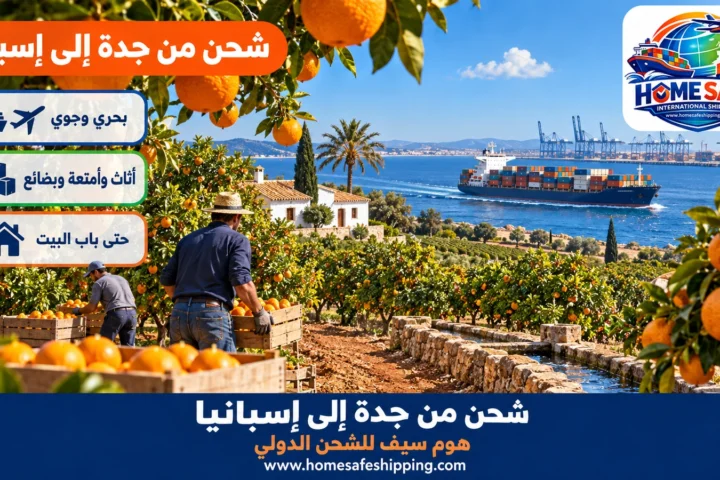 شحن من جدة إلى إسبانيا