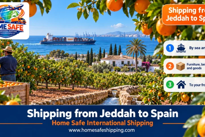 Shipping from Jeddah to Spain