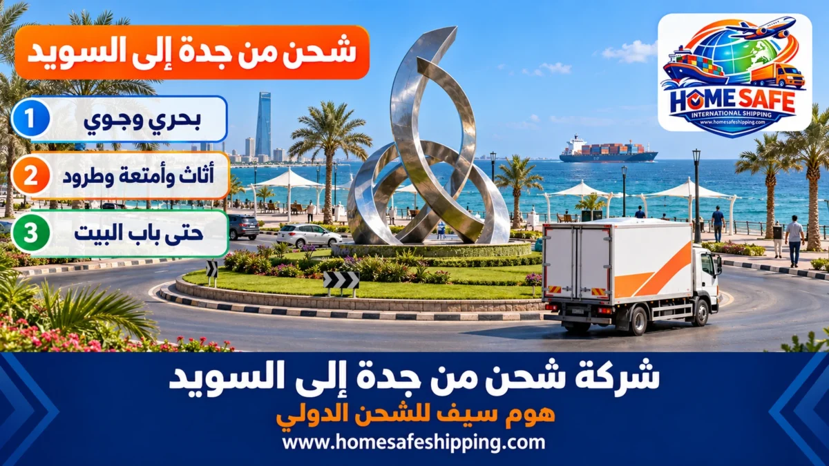 شركة شحن من جدة إلى السويد