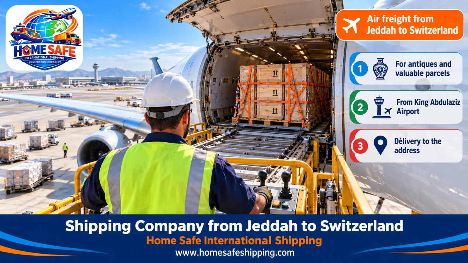Air freight from Jeddah to Switzerland