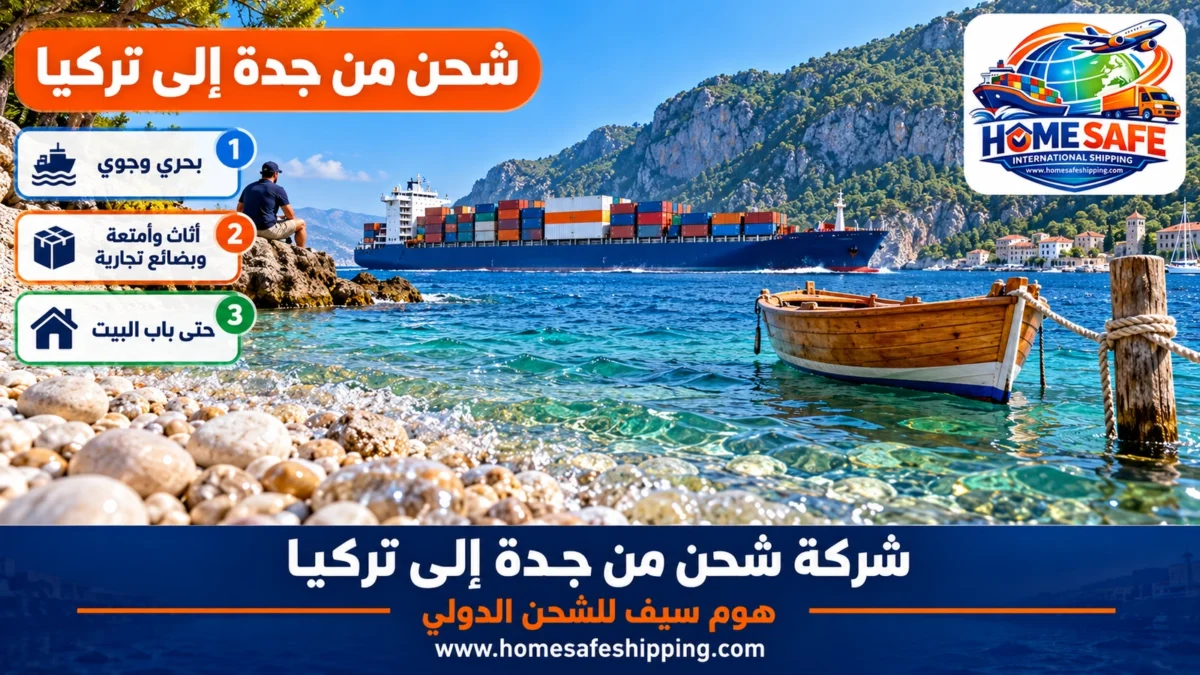 شركة شحن من جدة إلى تركيا