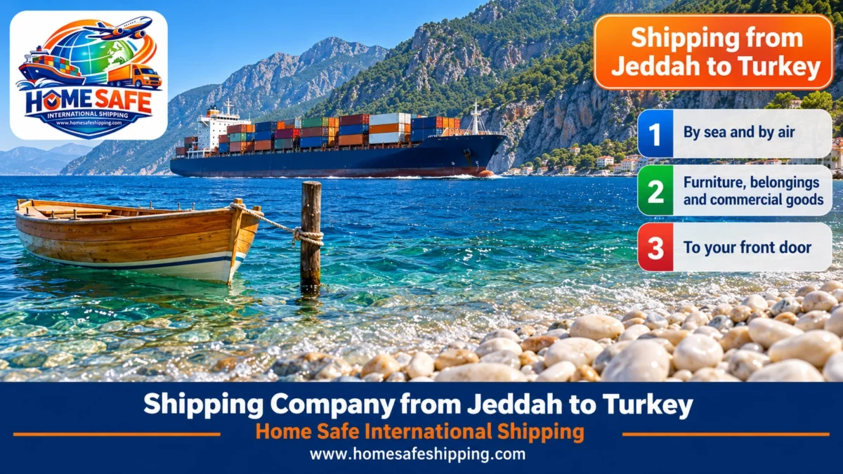 Shipping Company from Jeddah to Turkey