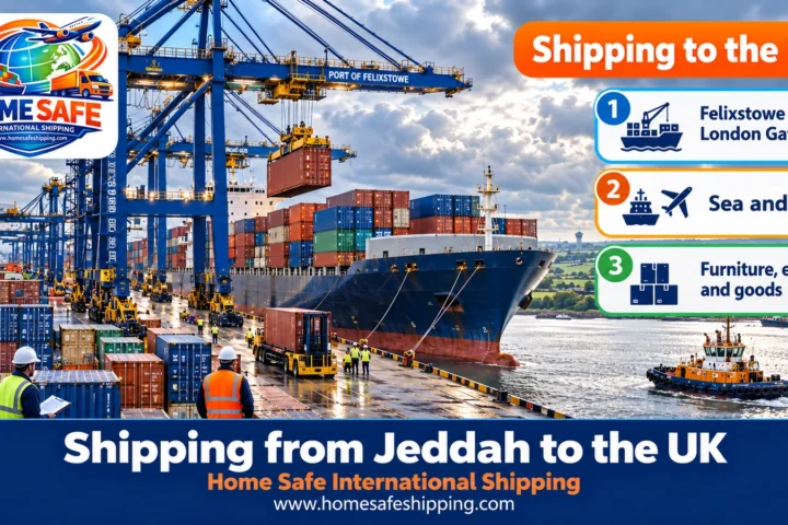 Shipping from Jeddah to the UK by sea