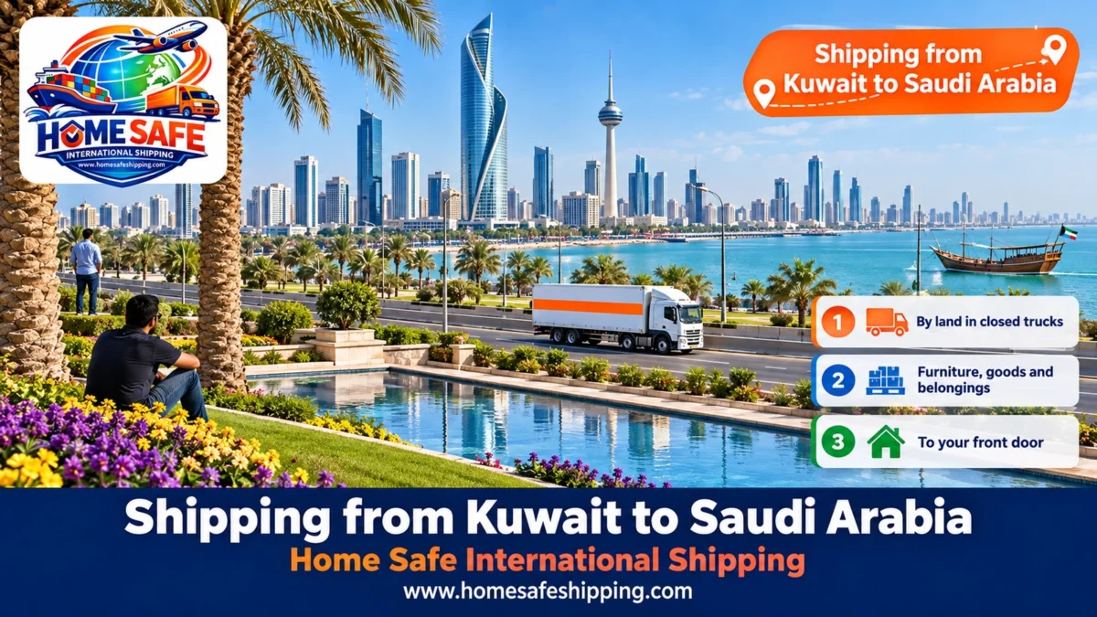 Shipping from Kuwait to Saudi Arabia