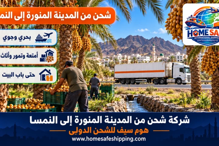 شركة شحن من المدينة المنورة إلى النمسا
