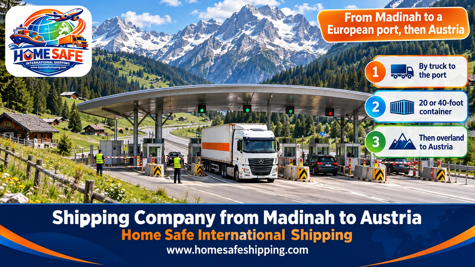 From Madinah to a European port, then Austria
