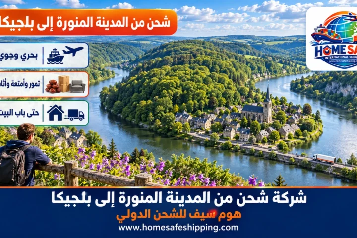 شركة شحن من المدينة المنورة إلى بلجيكا