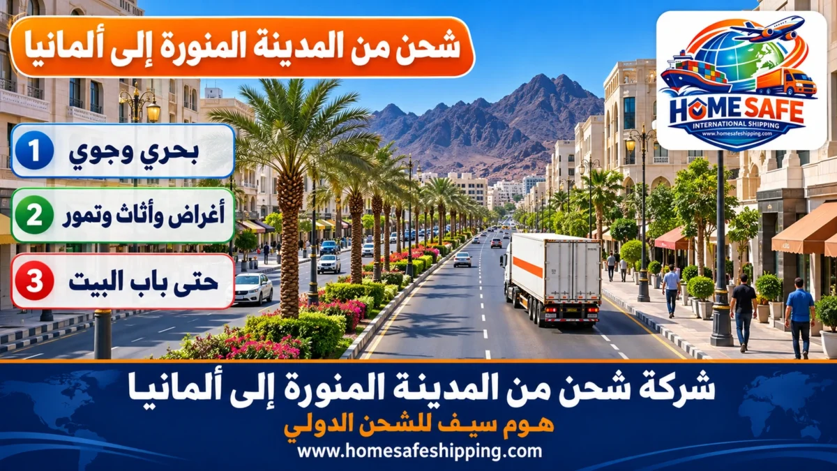 شركة شحن من المدينة المنورة إلى ألمانيا