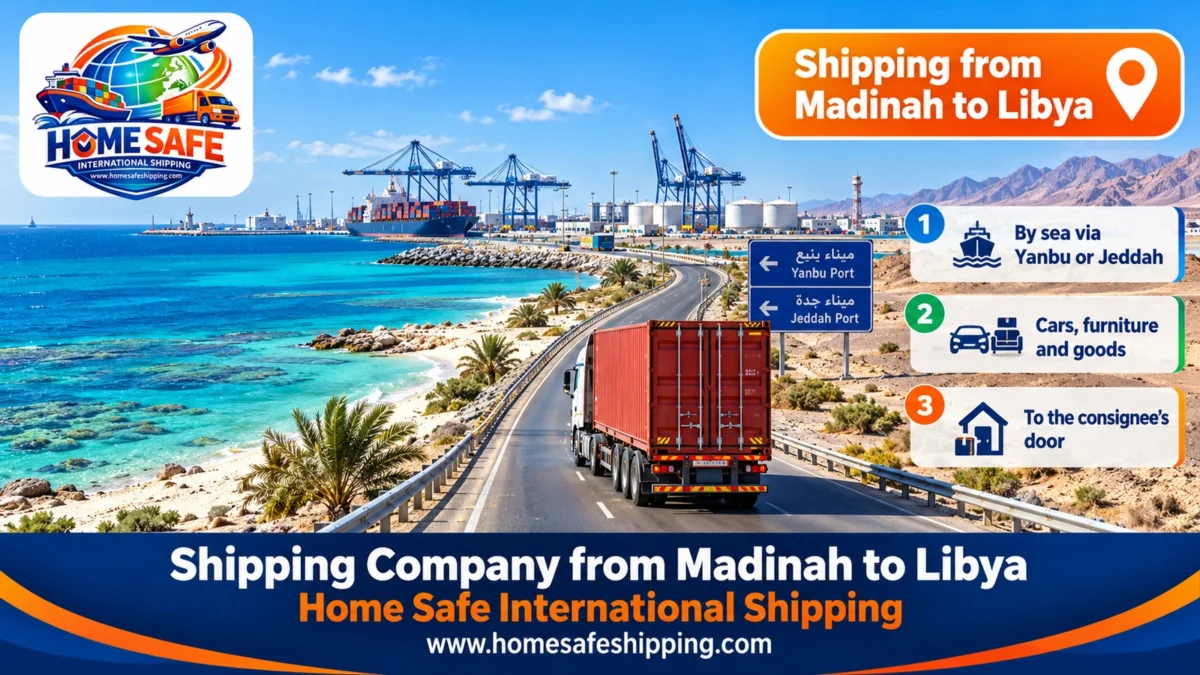 Shipping company from Madinah to Libya