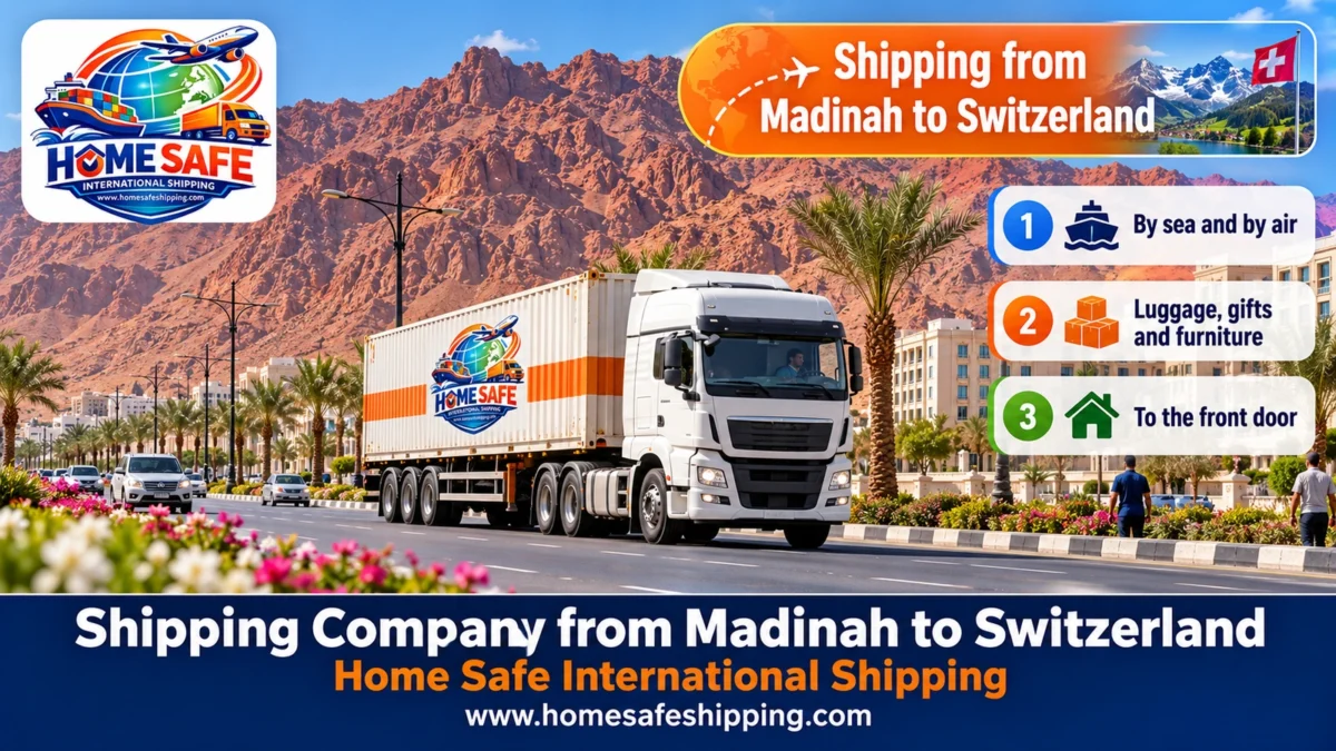 Shipping Company from Madinah to Switzerland