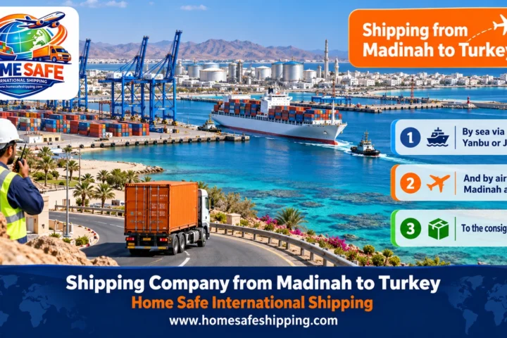 Shipping company from Madinah to Turkey