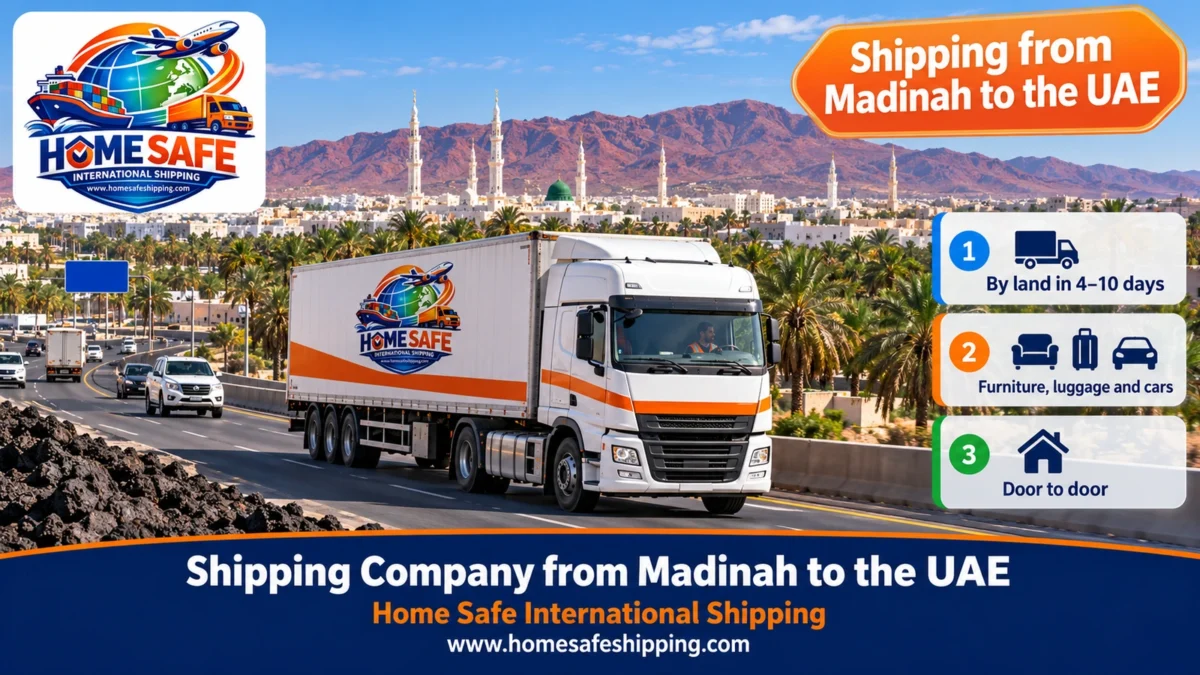 Shipping company from Madinah to the UAE