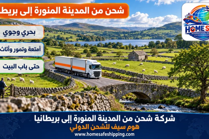 شركة شحن من المدينة المنورة إلى بريطانيا