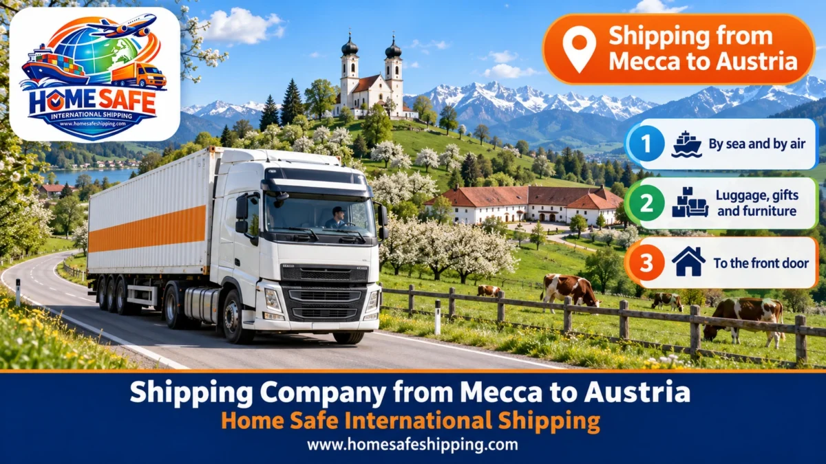 Shipping Company from Mecca to Austria
