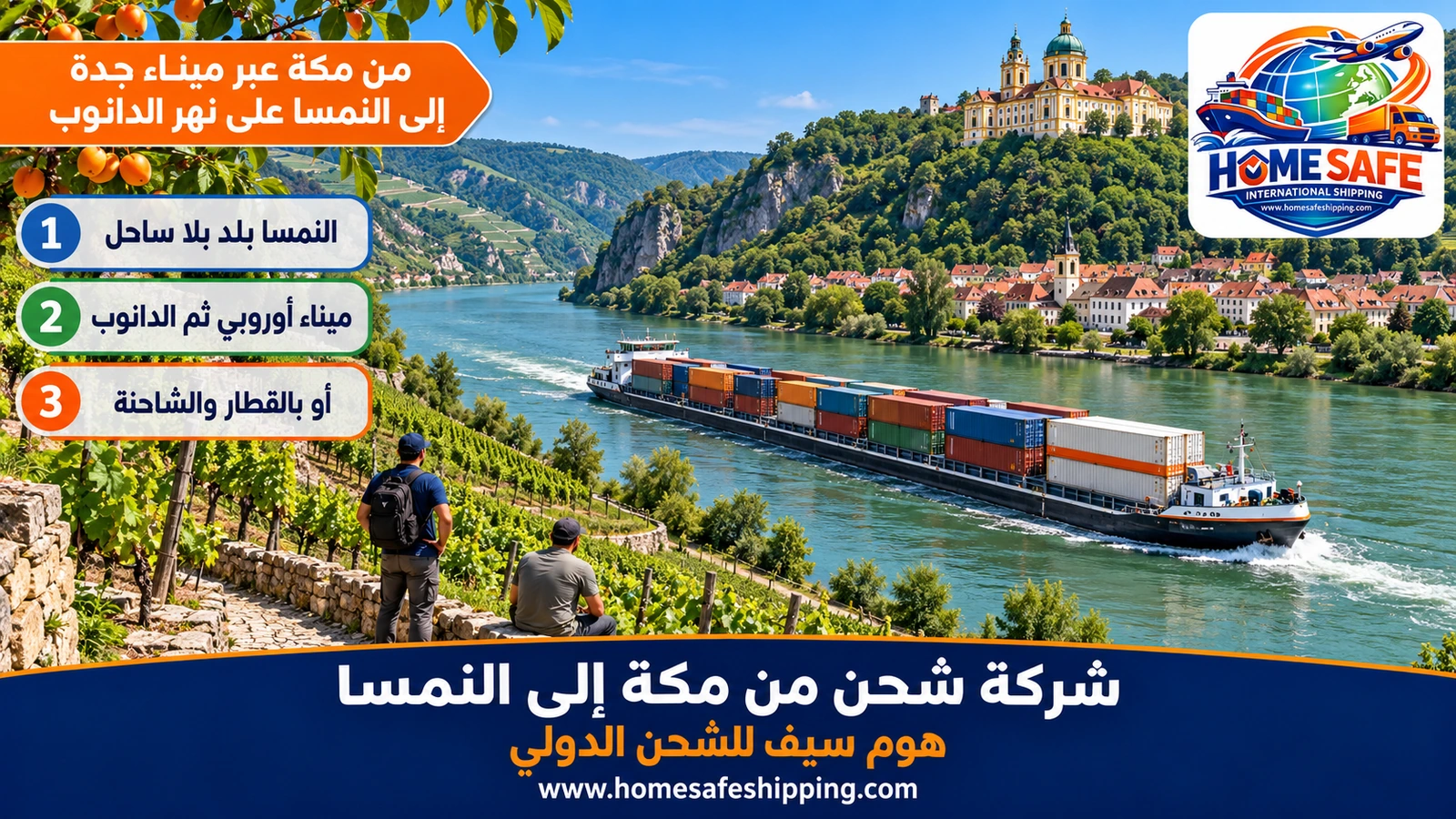 من مكة عبر ميناء جدة إلى النمسا على نهر الدانوب