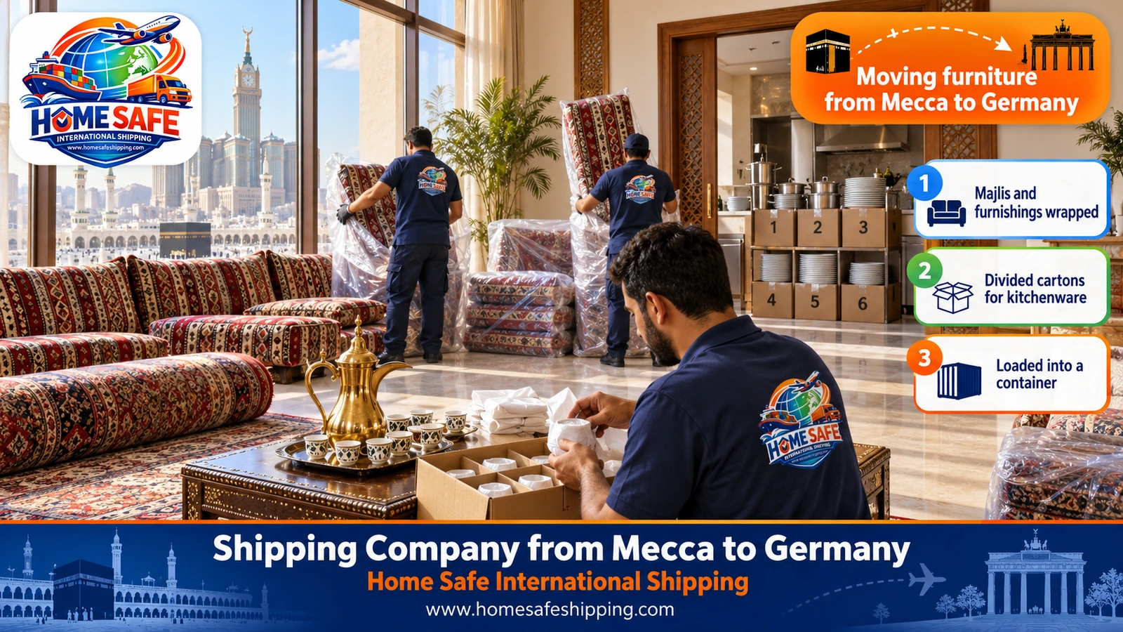 Moving furniture from Mecca to Germany