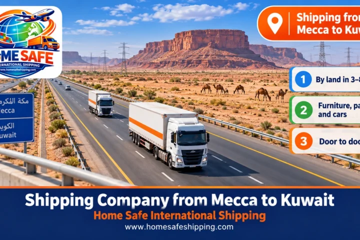 Shipping company from Mecca to Kuwait
