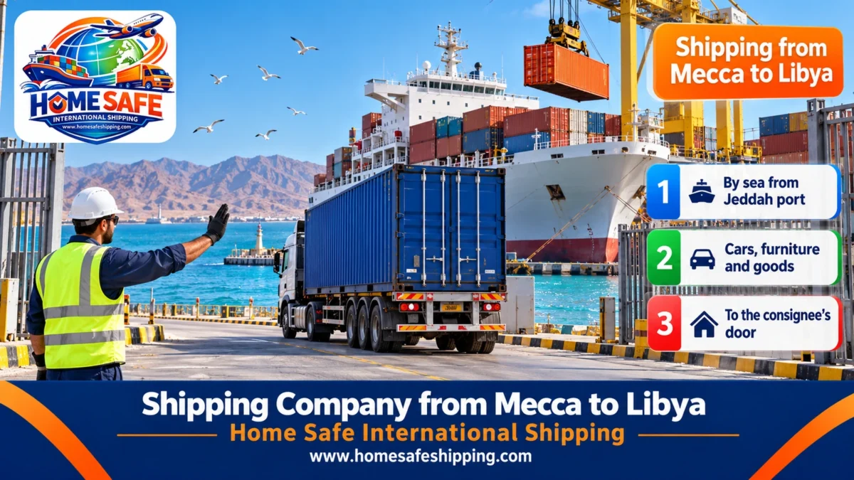 Shipping company from Mecca to Libya