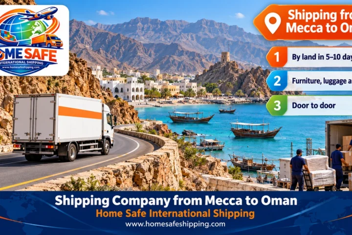 Shipping company from Mecca to Oman