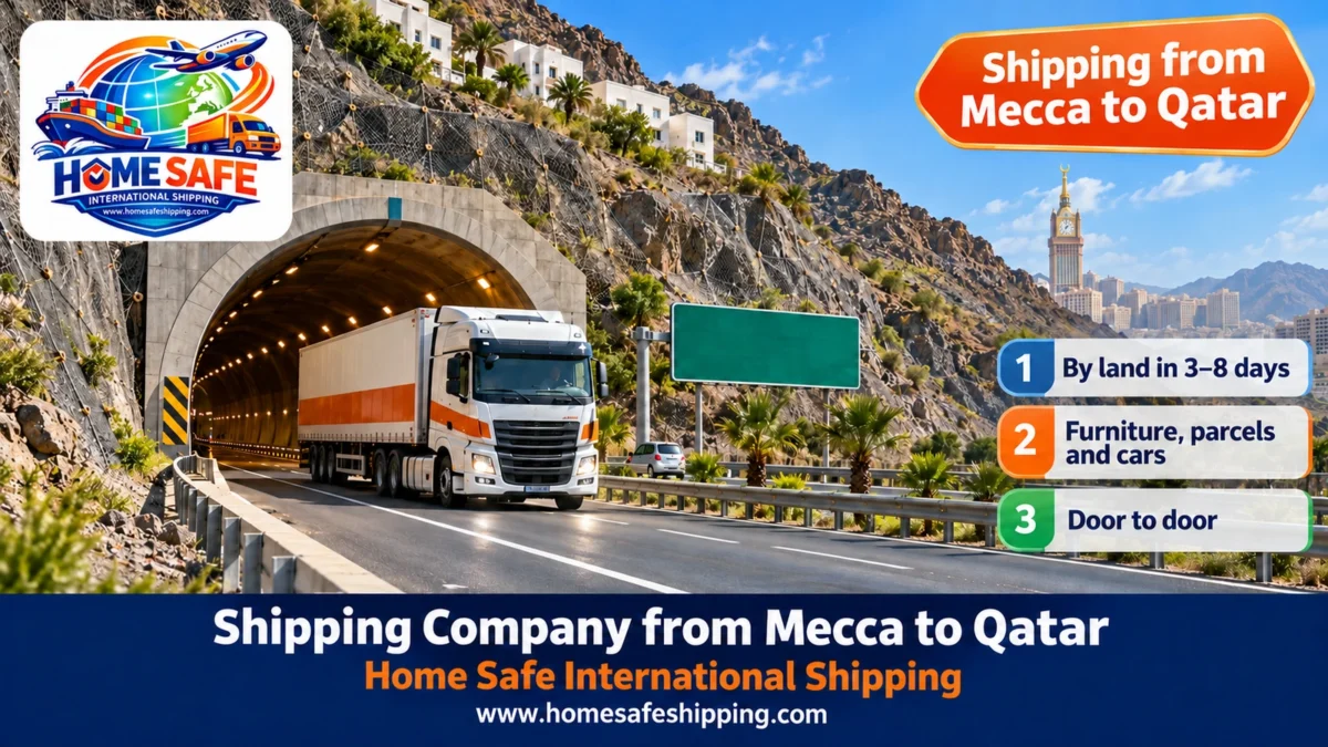 Shipping company from Mecca to Qatar