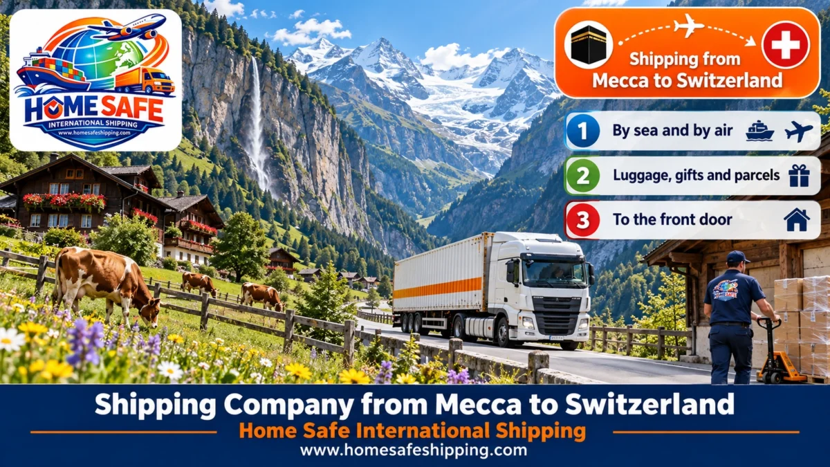 Shipping Company from Mecca to Switzerland