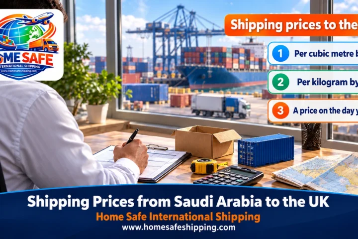 Shipping prices from Saudi Arabia to the UK