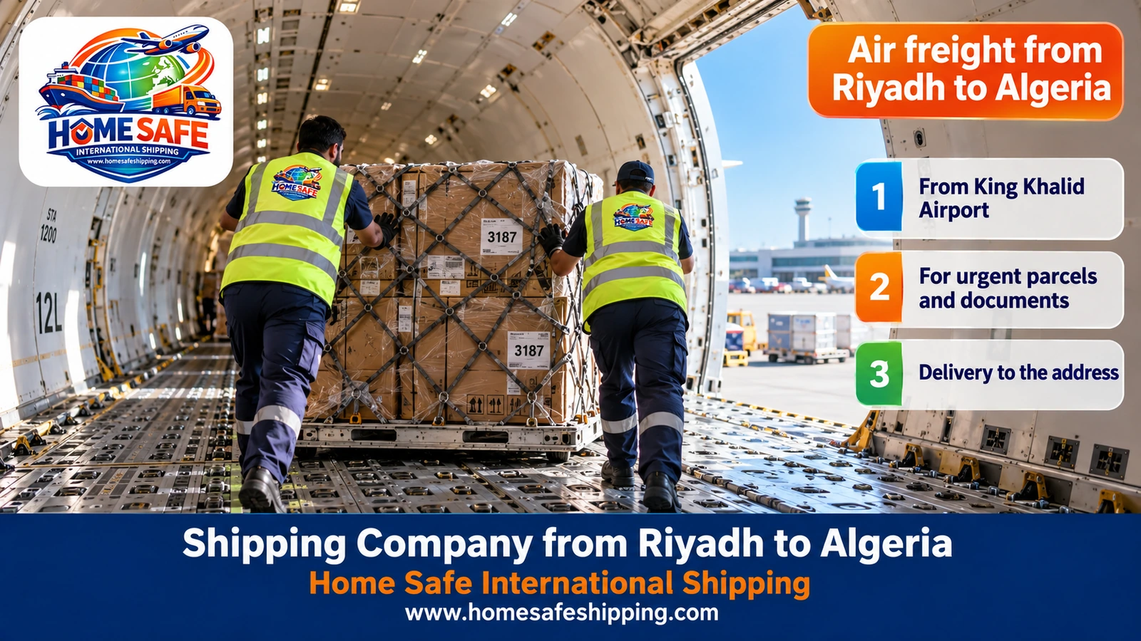 Air freight from Riyadh to Algeria
