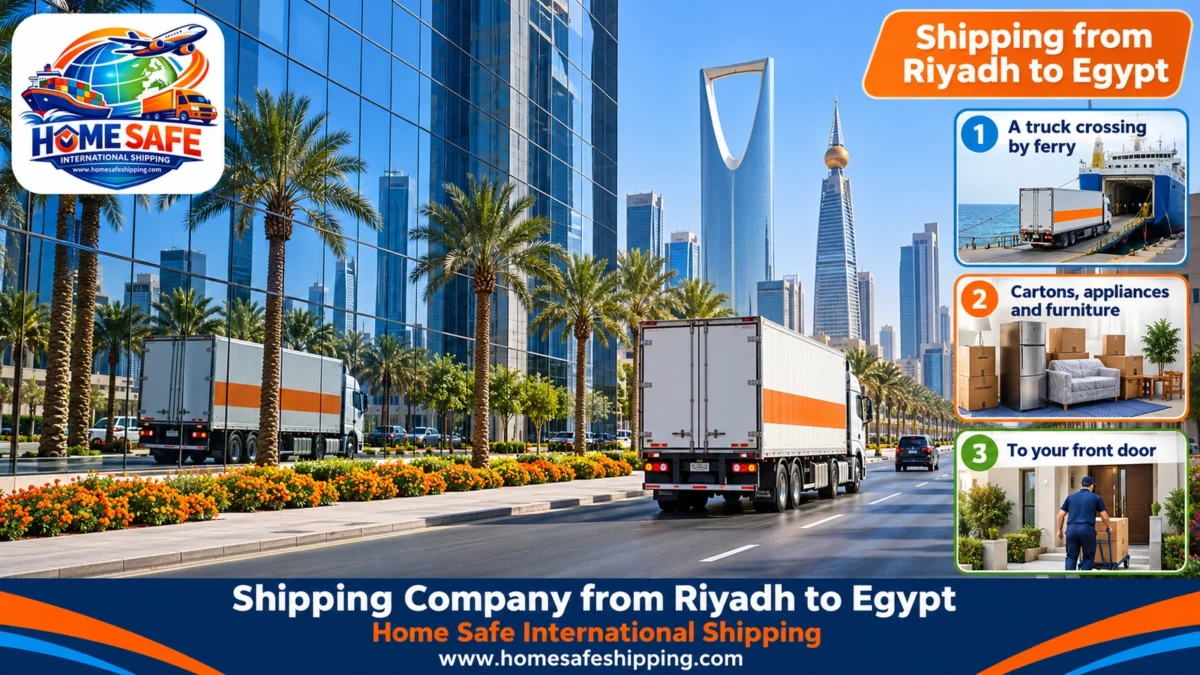 Shipping Company from Riyadh to Egypt