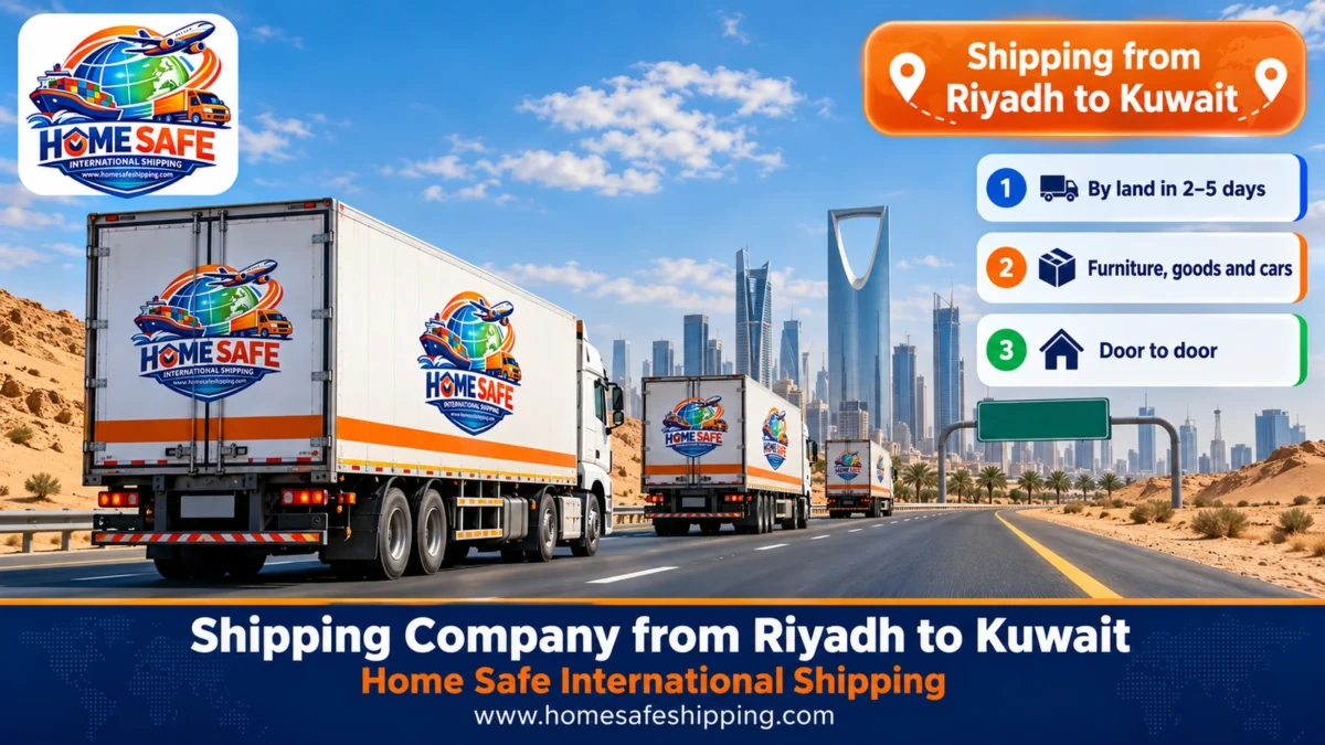Shipping company from Riyadh to Kuwait