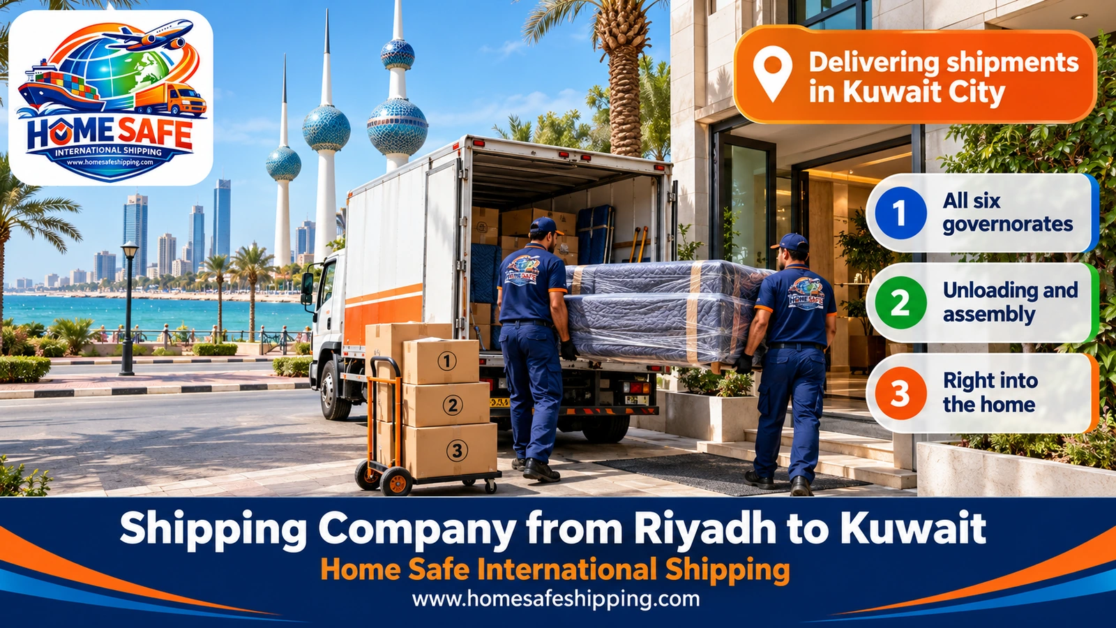 Delivering shipments in Kuwait City