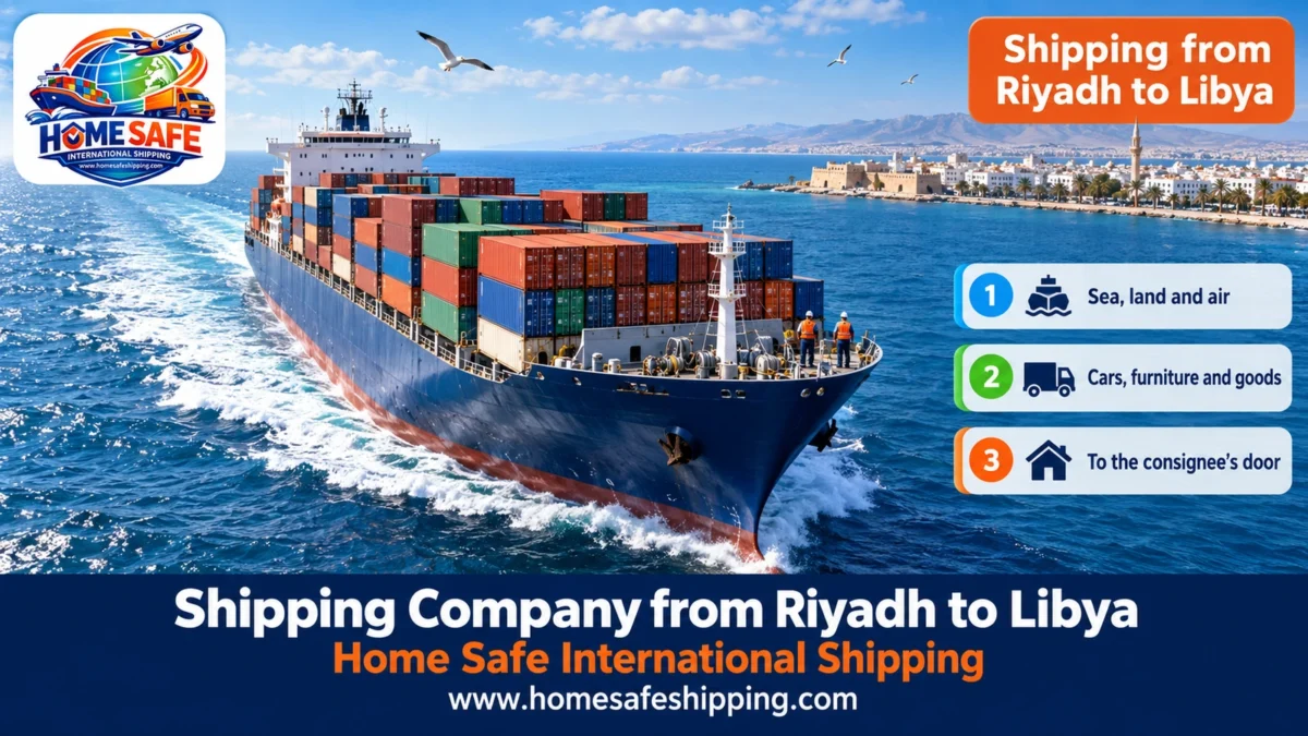 Shipping company from Riyadh to Libya