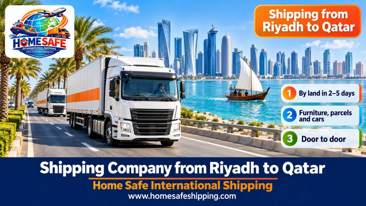 Shipping company from Riyadh to Qatar