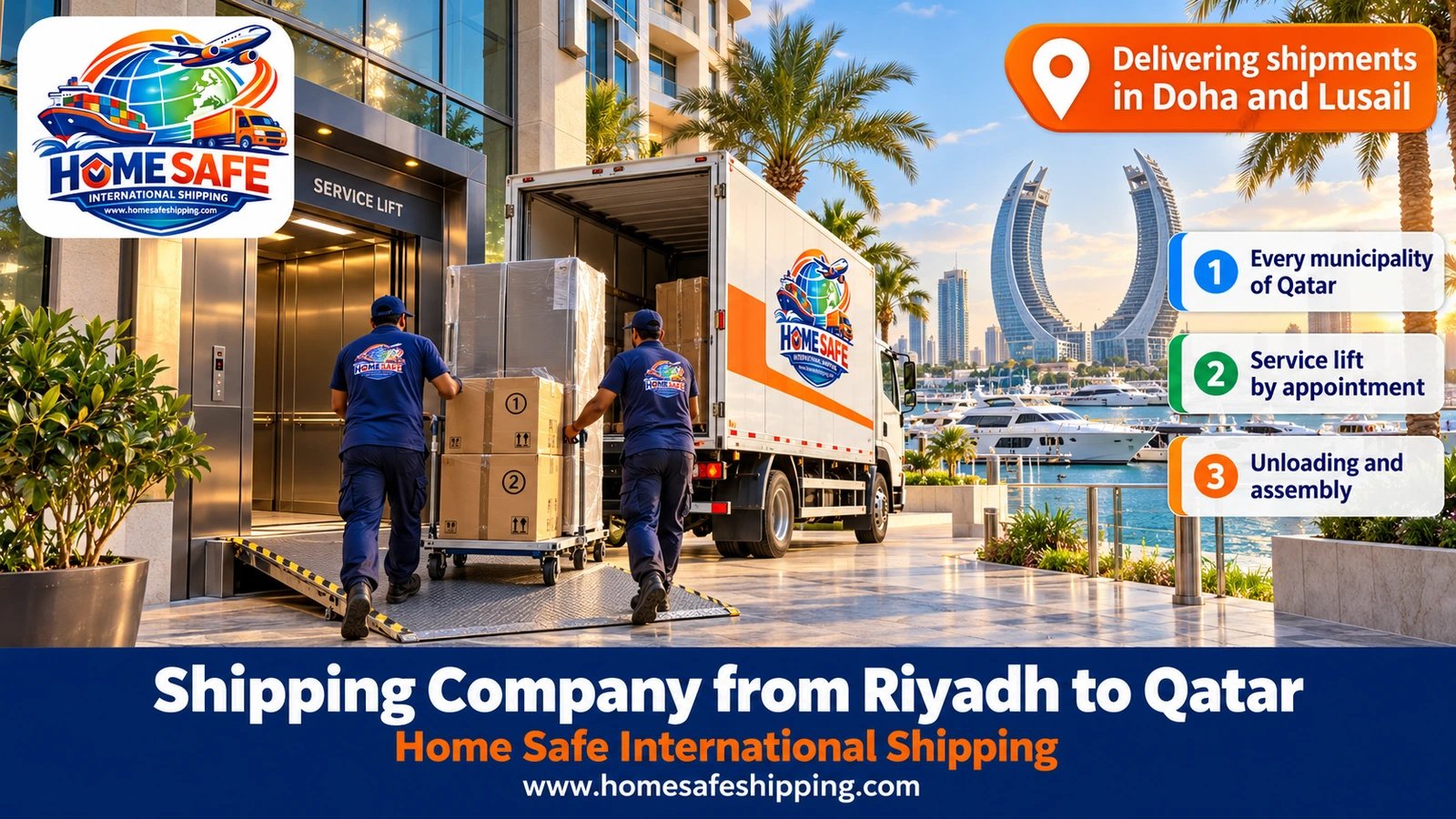 Delivering shipments in Doha and Lusail