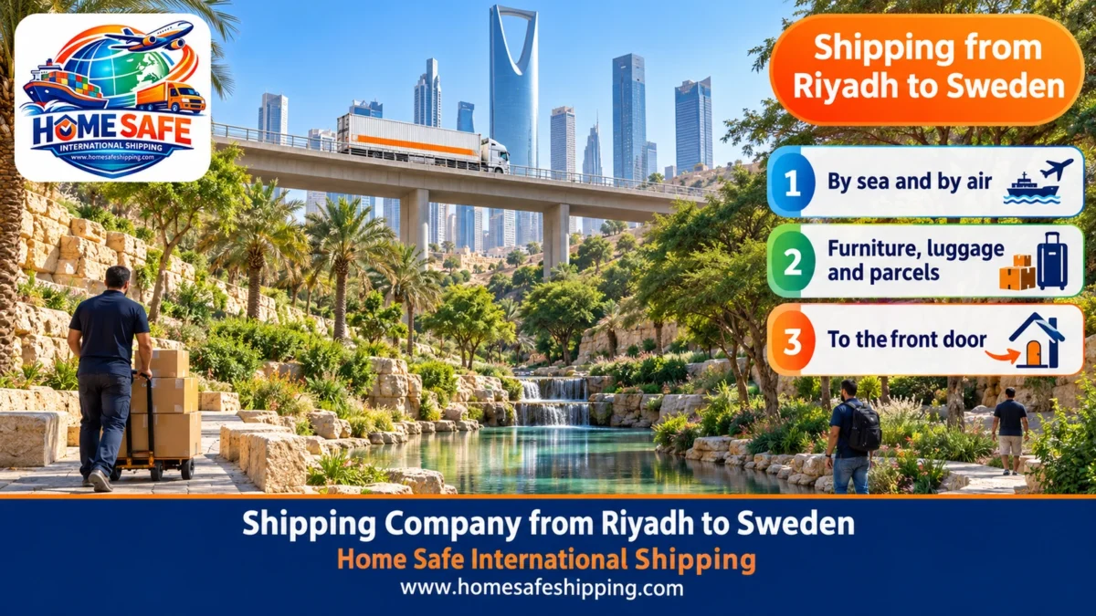 Shipping Company from Riyadh to Sweden