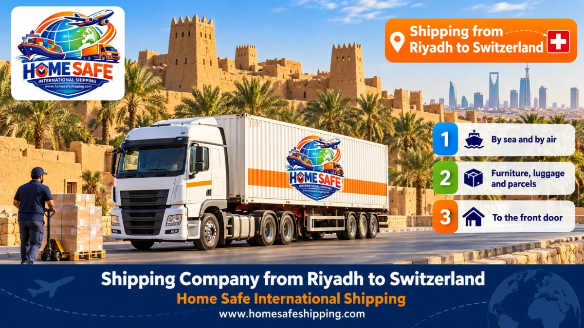 Shipping Company from Riyadh to Switzerland