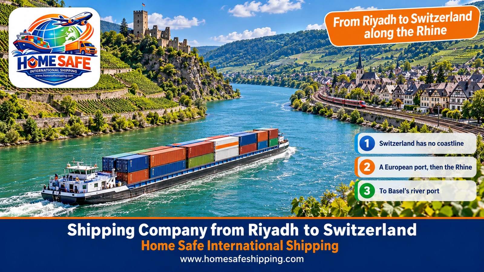 From Riyadh to Switzerland along the Rhine
