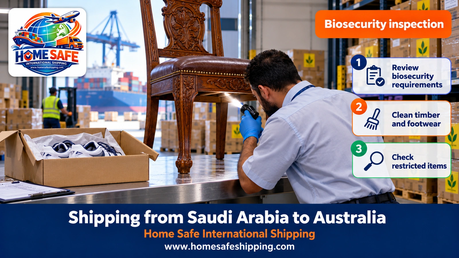 Biosecurity inspection of belongings in Australia