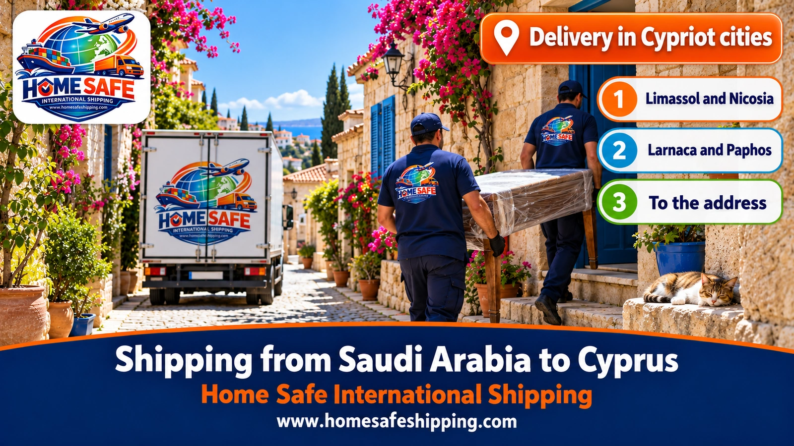 Delivering shipments in Cypriot cities