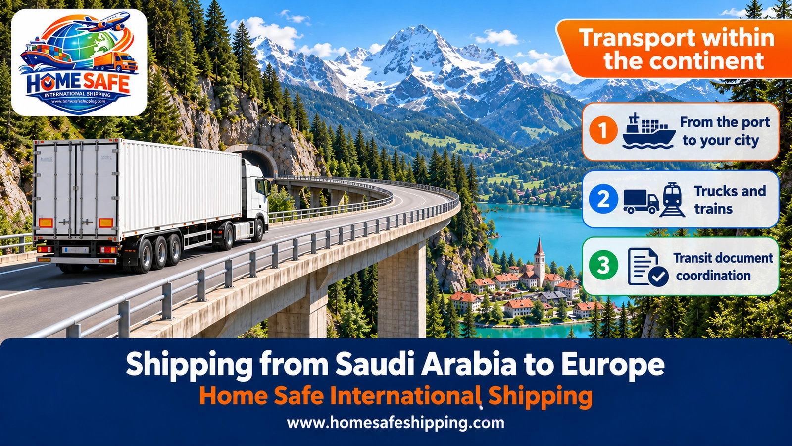 Moving shipments within Europe from the port to the city