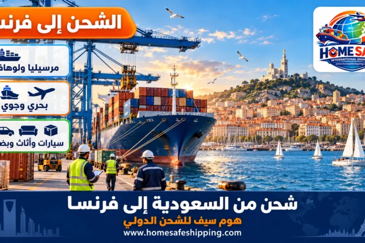 شحن من السعودية إلى فرنسا عبر ميناء مرسيليا