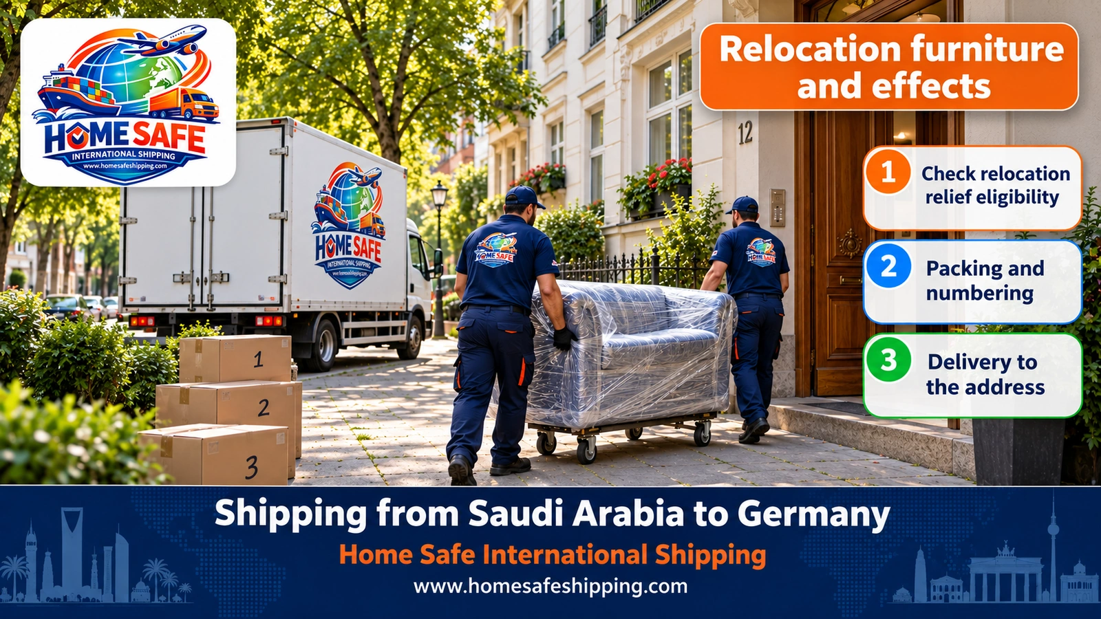 Delivering relocation furniture in Germany