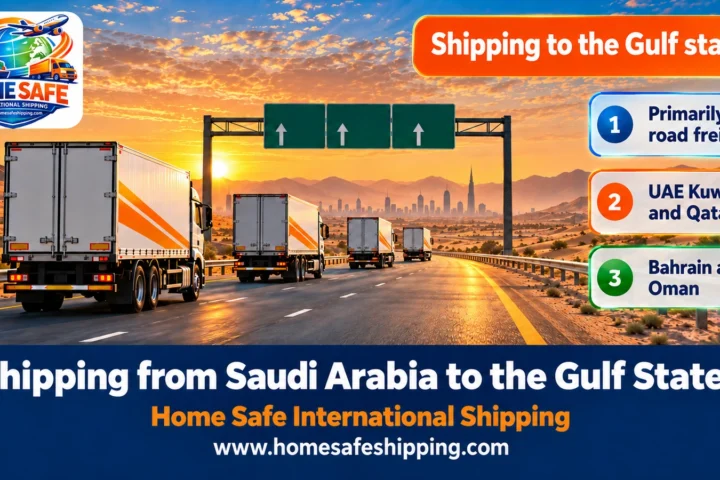 Shipping from Saudi Arabia to the Gulf states by land