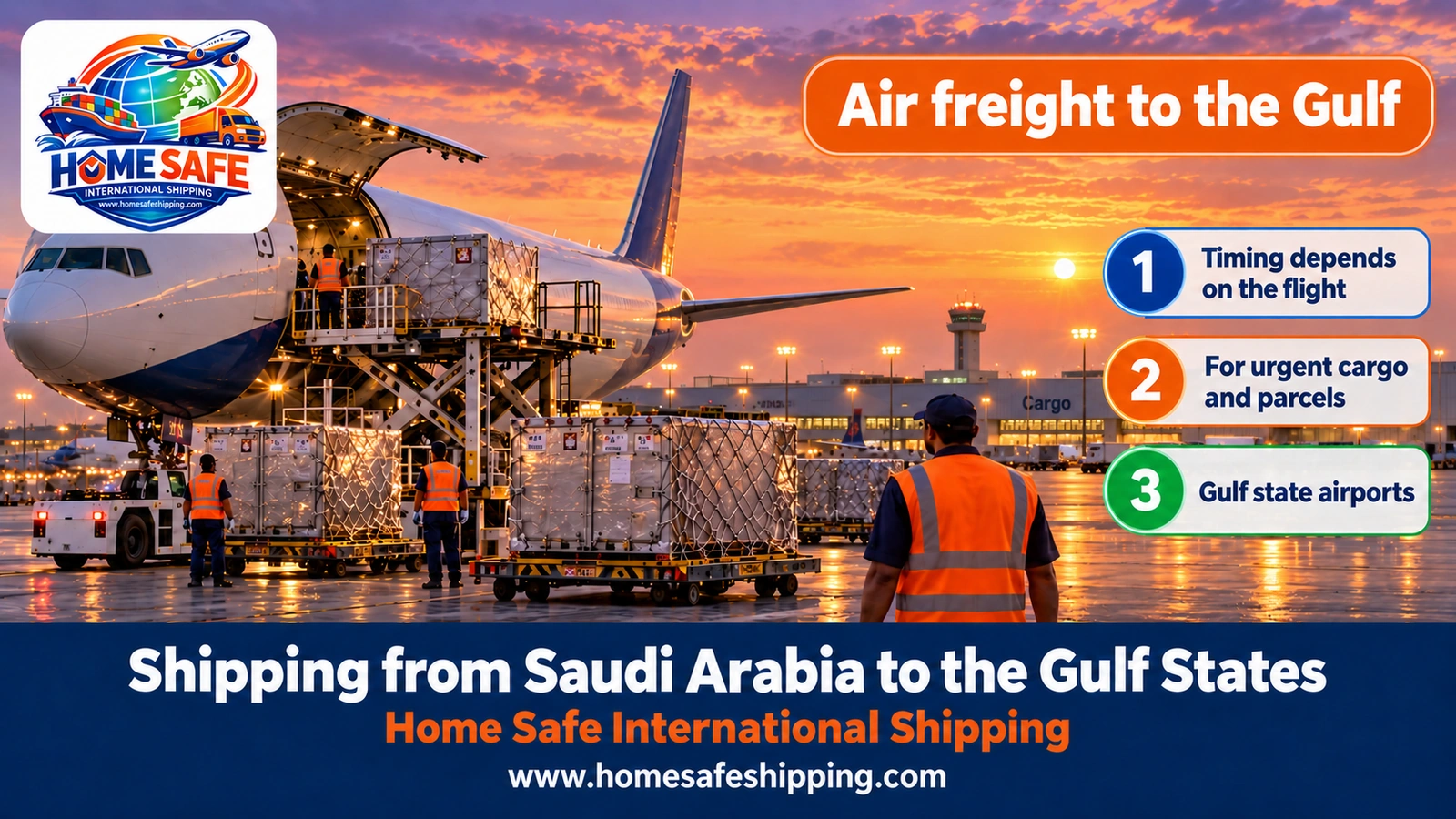 Air freight from Saudi Arabia to the Gulf states